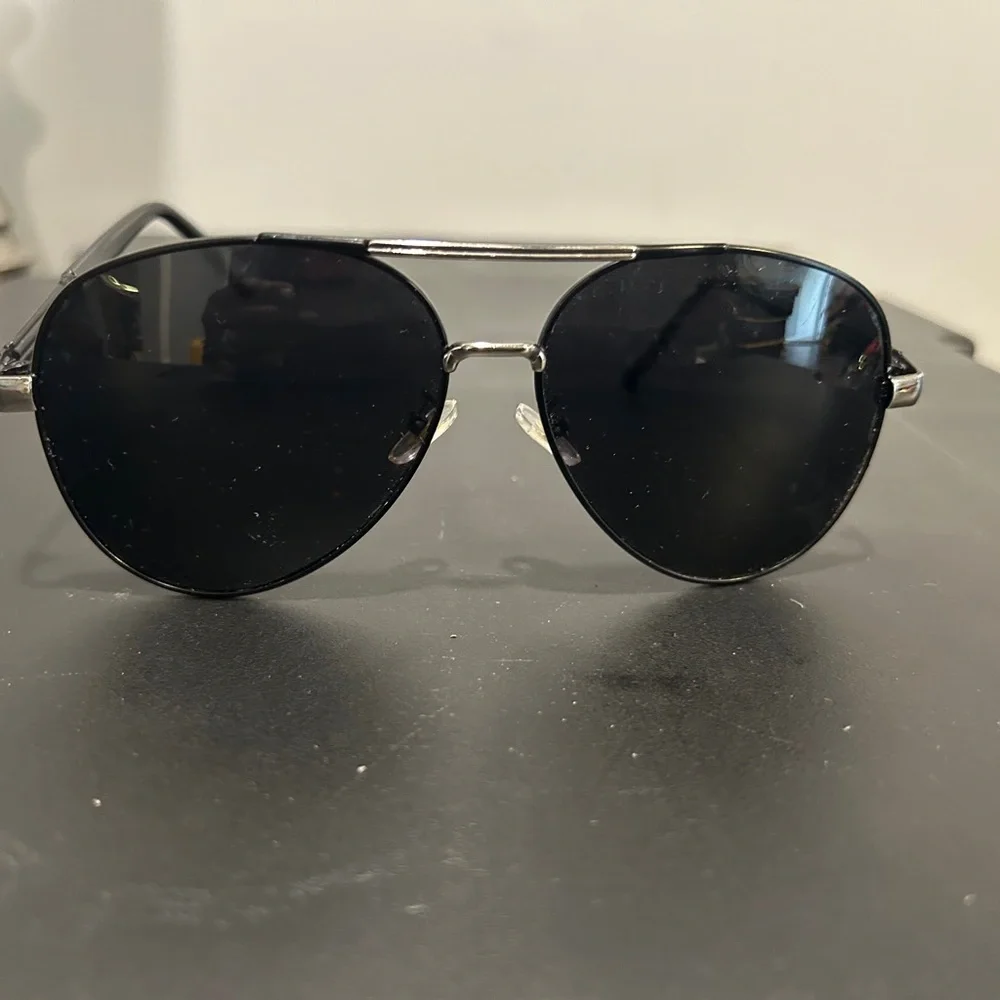 Popecc TR Classic Black Aviator Sunglasses